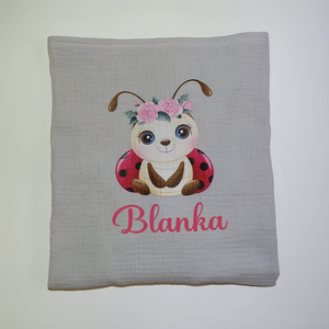 Egyedi névre szóló pihe puha duplagéz takaró - otthon & életmód - babaszoba, gyerekszoba - babaszoba, gyerekszoba - Meska.hu