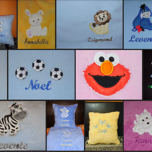 Soft babapléd, babatakaró egyedi, névvel és mintával hímezve - otthon & életmód - babaszoba, gyerekszoba - babatakaró, gyerek pléd - Meska.hu