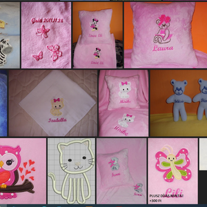 Soft babapléd, babatakaró egyedi, névvel és mintával hímezve - otthon & életmód - babaszoba, gyerekszoba - babatakaró, gyerek pléd - Meska.hu