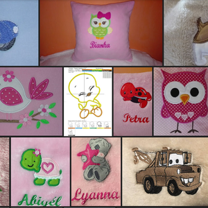 Soft babapléd, babatakaró egyedi, névvel és mintával hímezve - otthon & életmód - babaszoba, gyerekszoba - babatakaró, gyerek pléd - Meska.hu