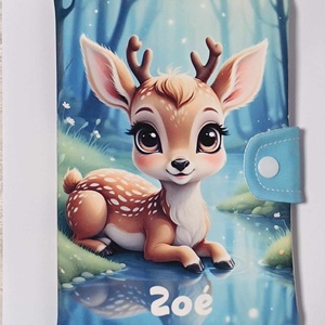 Textil egészségügyi kiskönyv borító névvel, Otthon & Életmód, Papír, írószer, Egészségügyi kiskönyv borító, Varrás, Fotó, grafika, rajz, illusztráció, MESKA