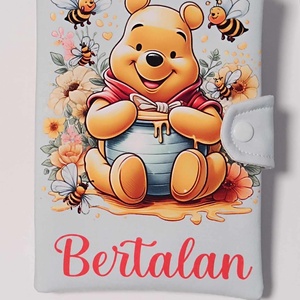 Textil egészségügyi kiskönyv borító névvel - Meska.hu