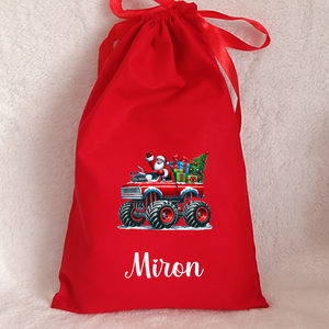 Névre szóló egyedi mintás mikulászsák - Meska.hu