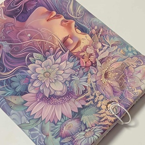 Pastel floral könyvtok  - könyv & zene - könyvtok - Meska.hu