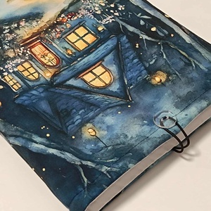 Házikós könyvtok  - könyv & zene - könyvtok - Meska.hu