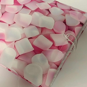 Mályvacukor mintás könyvtok névvel is kérhető, Könyv & Zene, Könyvtok, Varrás, MESKA