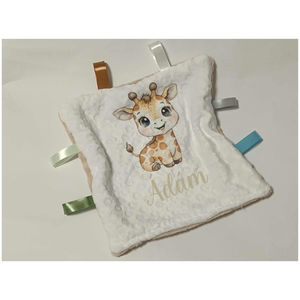 Szundikendő, rongyi, nyunyóka névvel mintával  - Meska.hu