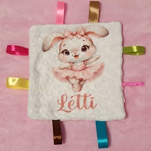 Szundikendő, rongyi, nyunyóka névvel mintával , Játék & Sport, 3 éves kor alattiaknak, Alvóka & Rongyi, Varrás, Fotó, grafika, rajz, illusztráció, MESKA