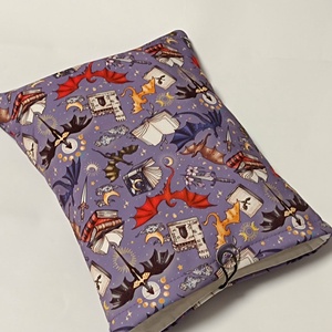 Negyedik szárny mintás egyedi könyvtok  - könyv & zene - könyvtok - Meska.hu