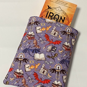 Negyedik szárny mintás egyedi könyvtok  - könyv & zene - könyvtok - Meska.hu