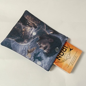 Negyedik szárny mintás egyedi könyvtok  - könyv & zene - könyvtok - Meska.hu