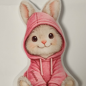 Névre szóló nyuszi , Játék & Sport, Plüssállat & Játékfigura, Nyuszi, Varrás, Fotó, grafika, rajz, illusztráció, MESKA