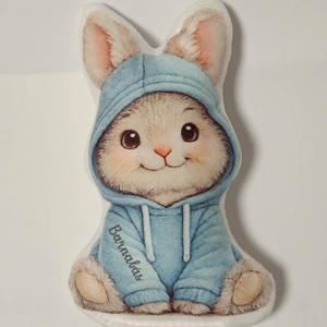 Névre szóló nyuszi , Játék & Sport, Plüssállat & Játékfigura, Nyuszi, Varrás, Fotó, grafika, rajz, illusztráció, MESKA