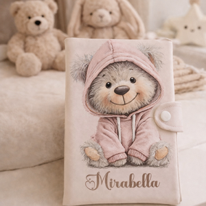 Egészségügyi kiskönyv borító névvel, Baba - mama, Babaemlékek, Egészségügyi kiskönyv borító, Varrás, Fotó, grafika, rajz, illusztráció, MESKA