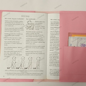 Textilbőr egészségügyi kiskönyv borító névvel - baba - mama - babaemlékek - egészségügyi kiskönyv borító - Meska.hu