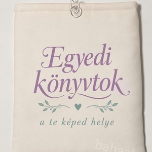 Saját képes egyedi mintás könyvtok  - Meska.hu