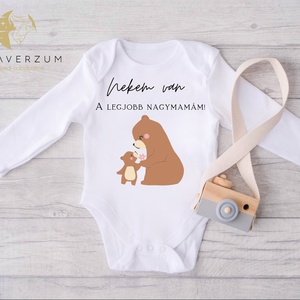 Nekem van a legjobb nagymamám! Feliratos body., Ruha & Divat, Gyerekruha, Baba body, , MESKA