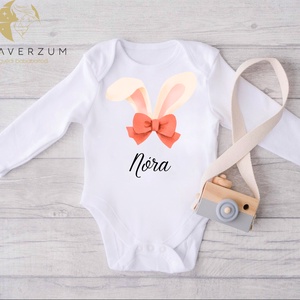 Névre szóló húsvéti body, cuki mintával, Ruha & Divat, Gyerekruha, Baba body, , MESKA