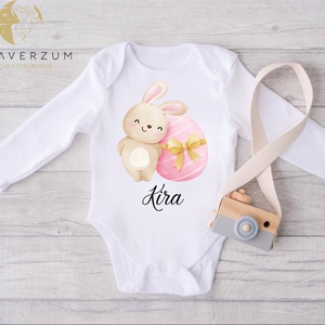 Névre szóló húsvéti body, cuki mintával, Ruha & Divat, Gyerekruha, Baba body, , MESKA