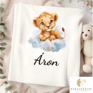 Névre szóló takaró, tigris mintával, Otthon & Életmód, Babaszoba, gyerekszoba, Babatakaró, gyerek pléd, , MESKA