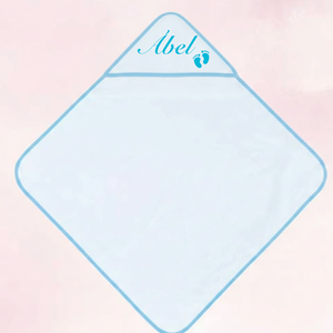 Egyedi, névre szóló baba kapucnis törölköző, Baba - mama, Pelenkázó, babafürdető kellékek, Baba törölköző, , MESKA