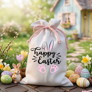 Névre szóló húsvéti tojásgyűjtő zsák , Ünnepi díszek, dekorációk, Húsvéti díszek és dekorációk, Húsvéti tojástartó, , MESKA