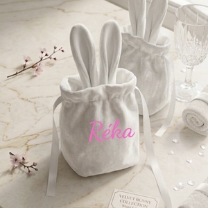 Névre szóló húsvéti tojásgyűjtő zsák  - Meska.hu