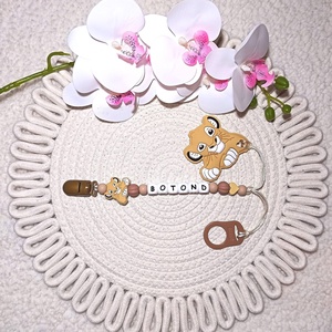 Egyedi cumi- és rágcsalánc MOM adapterrel - 6 betű - Meska.hu