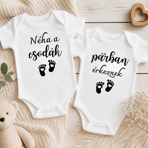 Iker bababejelentő body egyedi szöveggel!, Baba - mama, Babaemlékek, Bababejelentők, , MESKA