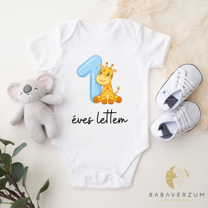 Szülinapos bababody, hosszú/ rövid ujjú  - Meska.hu