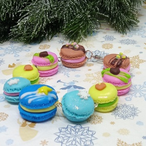  Macaron karkötő, Ékszer, Karkötő, Karkötő medállal, Ékszerkészítés, Gyurma, MESKA