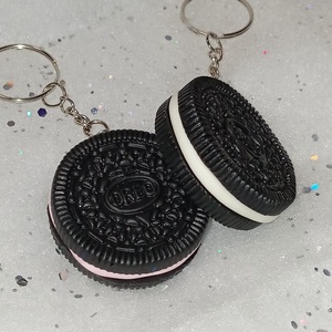 Oreo keksz kulcstartó , Táska & Tok, Kulcstartó & Táskadísz, Kulcstartó, Ékszerkészítés, Gyurma, MESKA