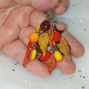 Igazi ősz fülbevaló  - ékszer - fülbevaló - lógó fülbevaló - Meska.hu