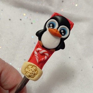 Pingvines kávéskanál teáskanál , Otthon & Életmód, Konyhafelszerelés, tálalás, Tálalás, Bögre & Csésze, Gyurma, MESKA