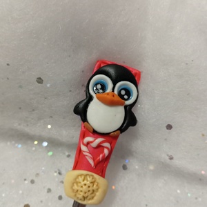 Pingvines kávéskanál teáskanál  - otthon & életmód - konyhafelszerelés, tálalás - tálalás - bögre & csésze - Meska.hu