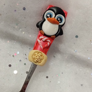 Pingvines kávéskanál teáskanál  - otthon & életmód - konyhafelszerelés, tálalás - tálalás - bögre & csésze - Meska.hu