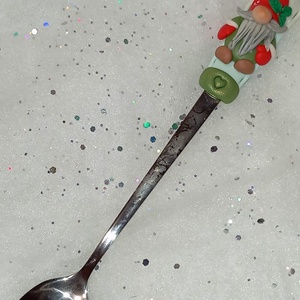 Manós  Lattés kanál   - otthon & életmód - konyhafelszerelés, tálalás - tálalás - bögre & csésze - Meska.hu