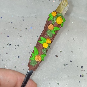 Tündérkék kártya  kávéskanál teáskanál  - otthon & életmód - konyhafelszerelés, tálalás - tálalás - bögre & csésze - Meska.hu