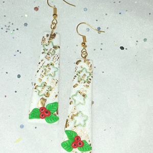 Elegáns Ünnepeket fülbevaló   - ékszer - fülbevaló - lógó fülbevaló - Meska.hu