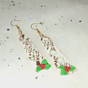 Elegáns Ünnepeket fülbevaló   - Meska.hu