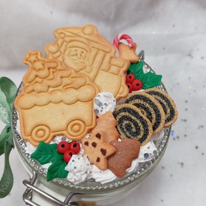 Nagy Karácsonyi Nasis - Cukorkás üveg , Otthon & Életmód, Konyhafelszerelés, tálalás, Flaska, csatos üveg, Gyurma, Ékszerkészítés, MESKA