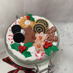 Nagy Karácsonyi Nasis - Cukorkás üveg  - otthon & életmód - konyhafelszerelés, tálalás - flaska, csatos üveg - Meska.hu