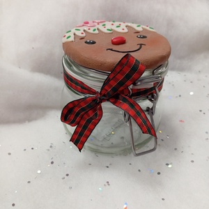 Karácsonyi Mézis  Nasis - Cukorkás üveg  - otthon & életmód - konyhafelszerelés, tálalás - flaska, csatos üveg - Meska.hu