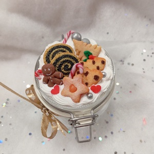 Kicsi Karácsonyi Nasis - Cukorkás üveg  - otthon & életmód - konyhafelszerelés, tálalás - flaska, csatos üveg - Meska.hu