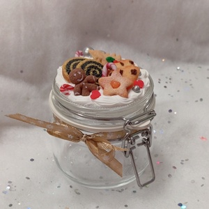 Kicsi Karácsonyi Nasis - Cukorkás üveg  - Meska.hu