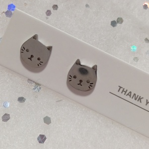 Nemesacél Cicapofi  bedugós fülbevaló kávé bögre , Ékszer, Fülbevaló, Pötty fülbevaló, Ékszerkészítés, MESKA