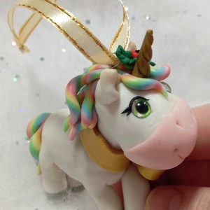 Csoda patás unikornis Karácsonyfadísz gyermekbarát karácsonyfa dísz, karácsonyi dekor  - Meska.hu