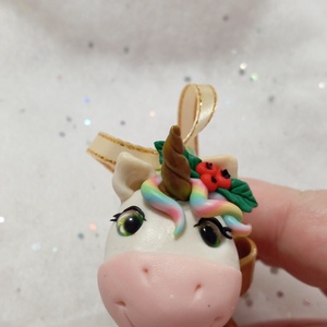 Csoda patás unikornis Karácsonyfadísz gyermekbarát karácsonyfa dísz, karácsonyi dekor  - karácsony - karácsonyi lakásdekoráció - karácsonyfadíszek - Meska.hu