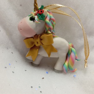Csoda patás unikornis Karácsonyfadísz gyermekbarát karácsonyfa dísz, karácsonyi dekor  - karácsony - karácsonyi lakásdekoráció - karácsonyfadíszek - Meska.hu