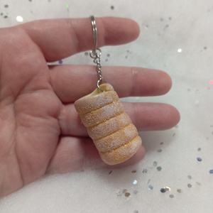 Kürtőskalács kulcstartó , Táska & Tok, Kulcstartó & Táskadísz, Kulcstartó, Ékszerkészítés, Gyurma, MESKA